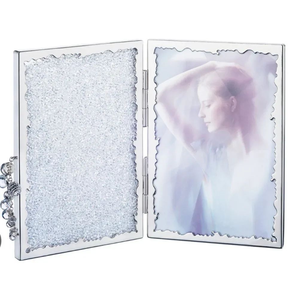 RARE ~SWAROVSKI CRYSTALLINE PICTURE FRAME  4 X 6 PREOWNED - NO BOX
